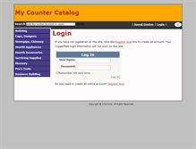 Tablet Screenshot of mycountercatalog.com